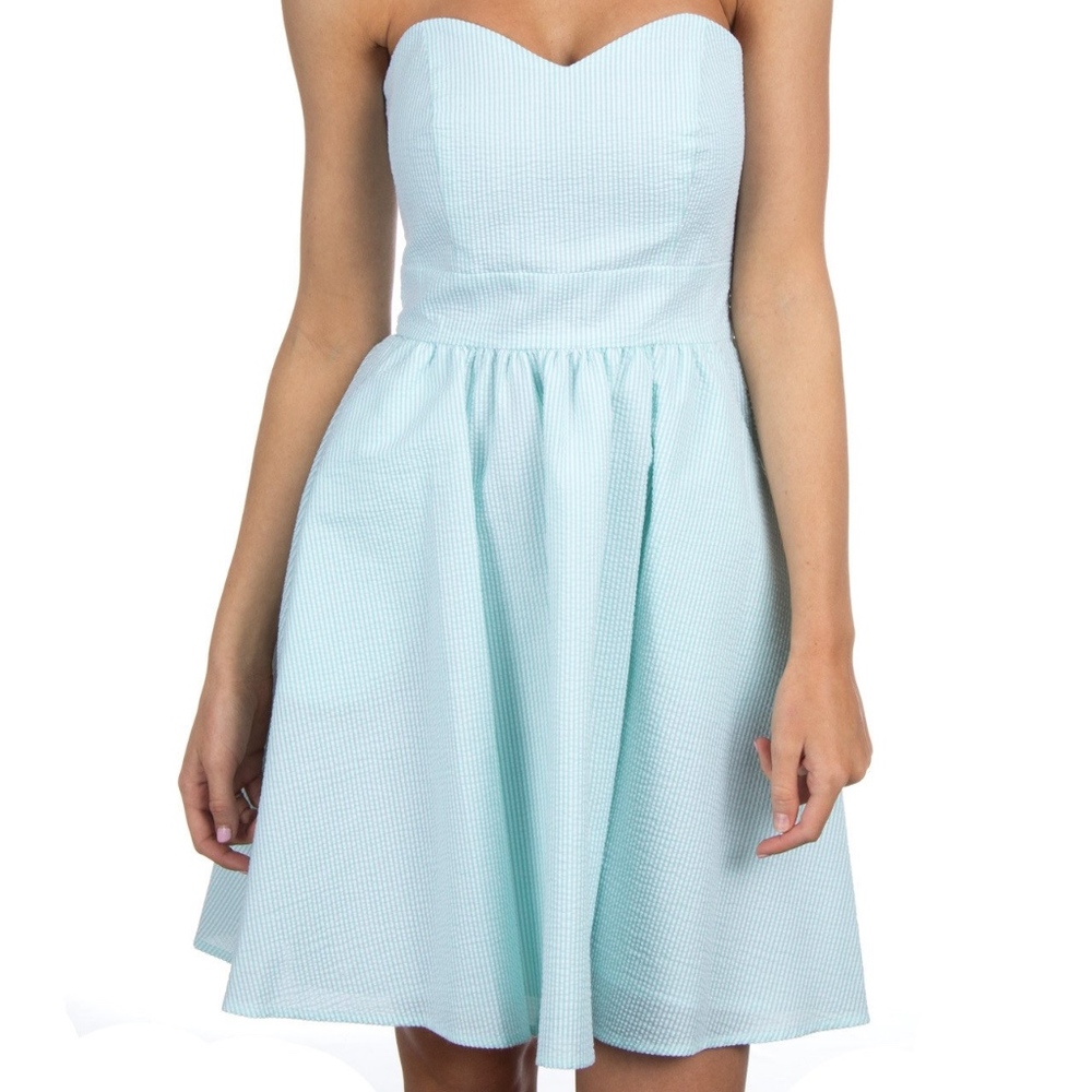 Lauren James Savannah Seersucker Mini Dress